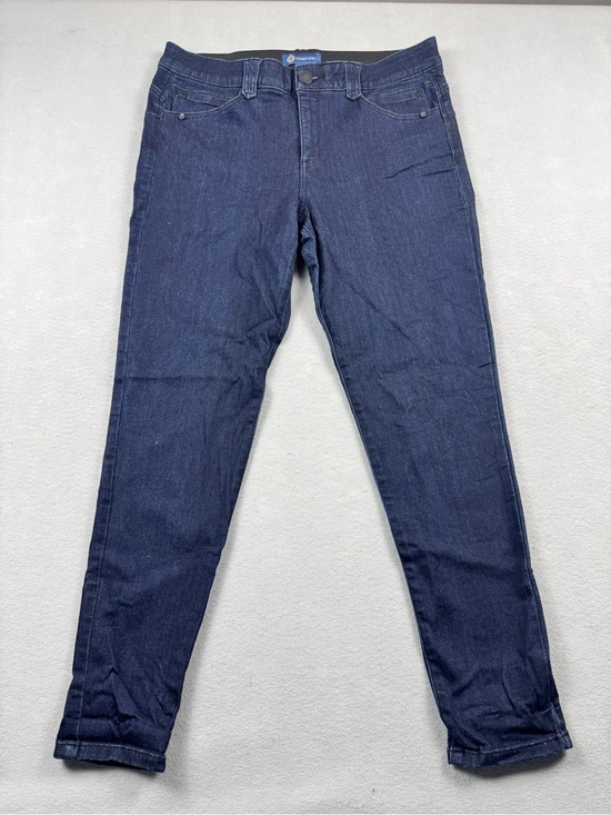 Democracy Denim - Democracy  AB Solution Classic Dark Blue Women's Jeans Size 14 Slimming Skinny